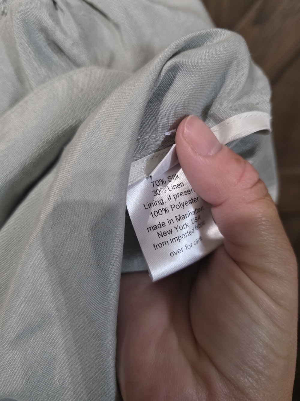 Rachel Comey Light Blue Gathered Puff-Sleeve Top - Picture 5 of 5